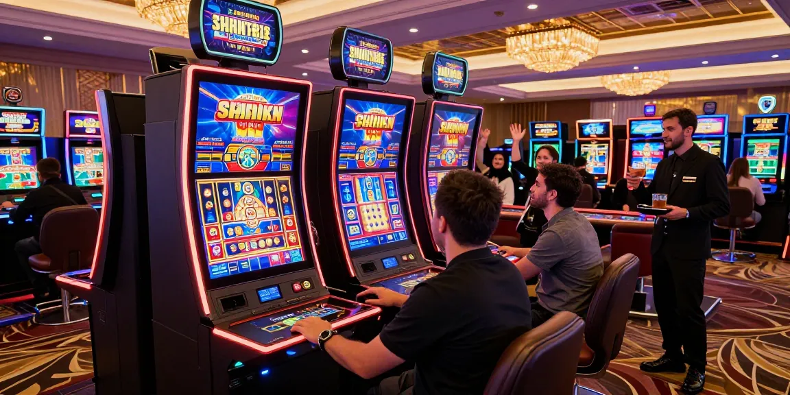 Being-there.org.uk showcases a vibrant casino scene with gamers enjoying slots and celebrations.