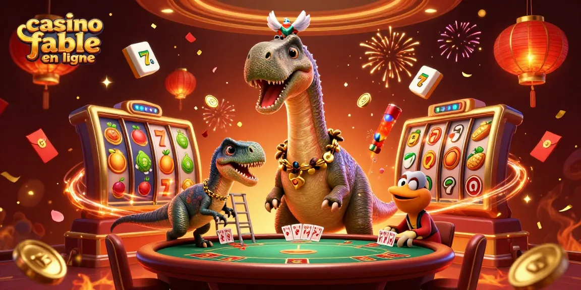 Profitez du casino fiable en ligne avec des personnages de jeux animés et des éléments de chance éparpillés