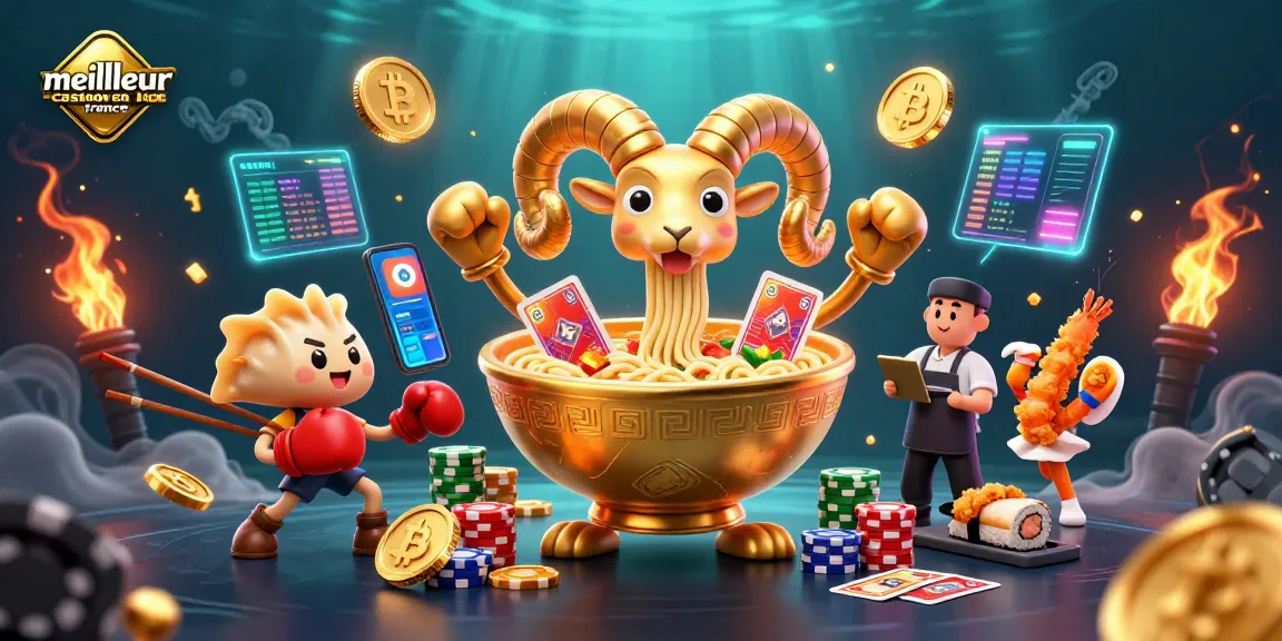 Meilleur casino en ligne France avec des personnages de casino animés dans une scène vibrante.