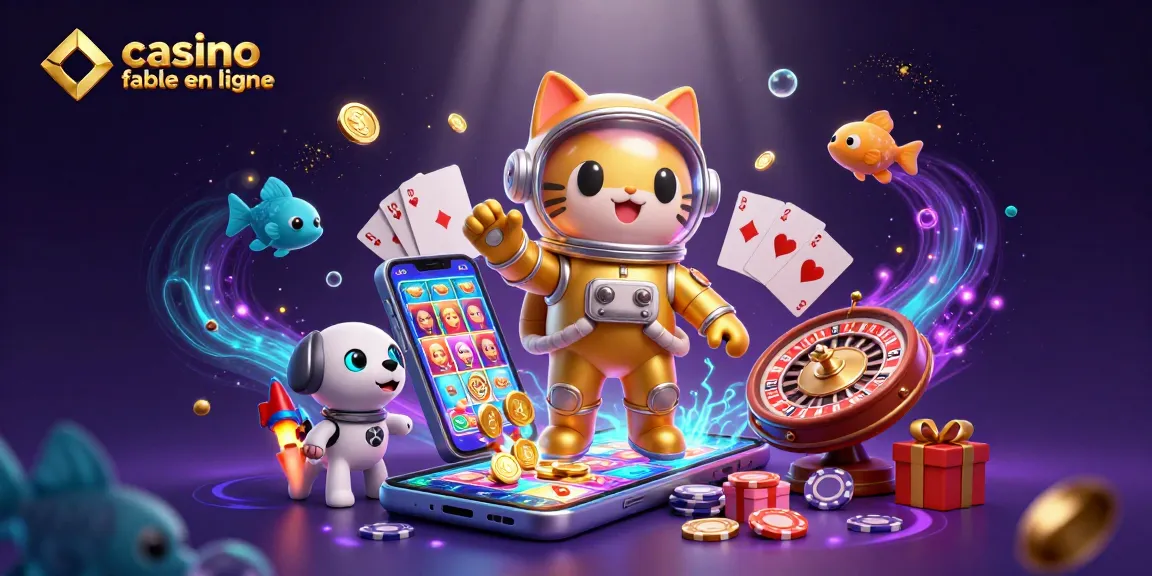 Plongez dans un univers fascinant avec le casino fiable en ligne, où un chat astronaute rencontre un chien robot.