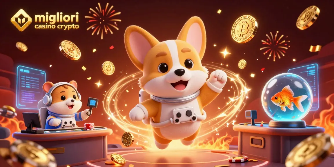 Gioca ai migliori casino crypto con Bitcoin e Ethereum in un'illustrazione vivace di un casinò spaziale.